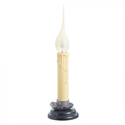 Country Candle Lamp - Electric - Silicone Flicker Bulb - 5 Inches